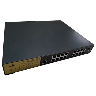 17-Prot Gigabit Management Switch med PoE